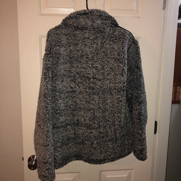 Sherpa jacket/ thin red line heart - Picture 2 of 3